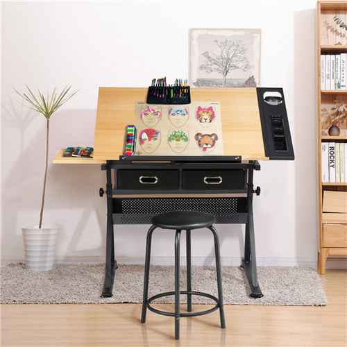 Drafting table height - table,